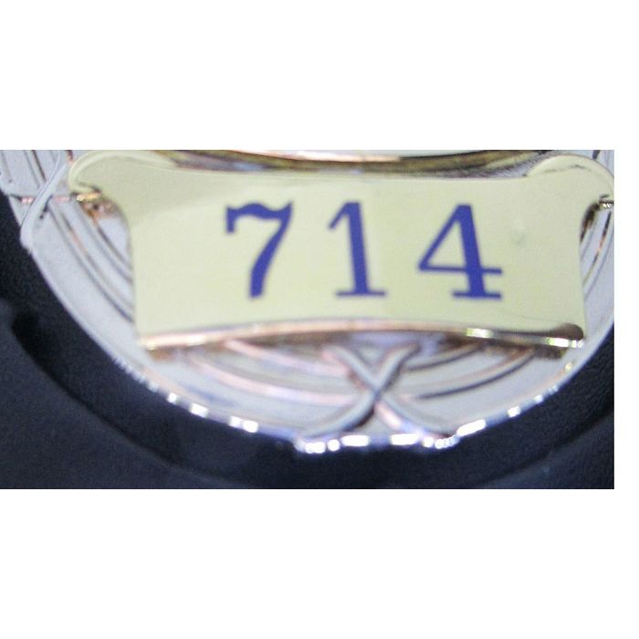 Dragnet Sgt. Joe Friday #714 Four Part Replica Prop Badge With