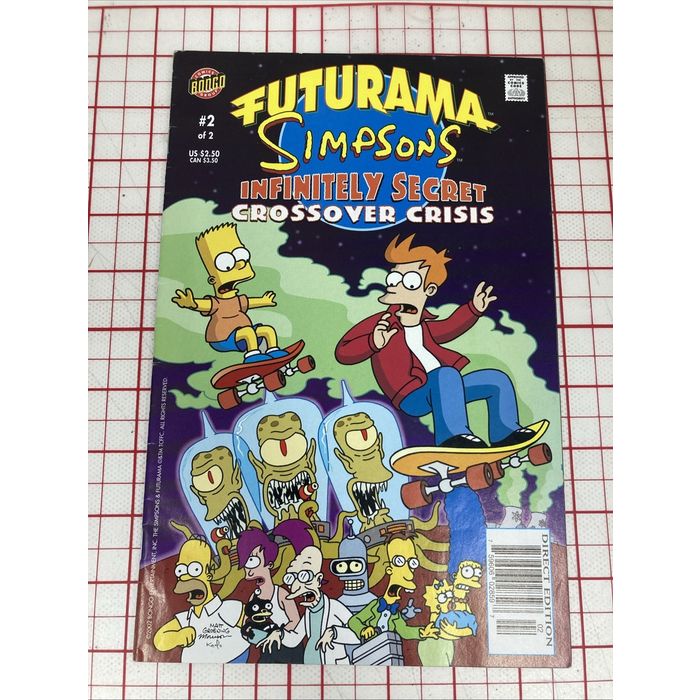 Futurama Simpsons Special Infinitely Secret Crossover Crisis 2 Bongo ...