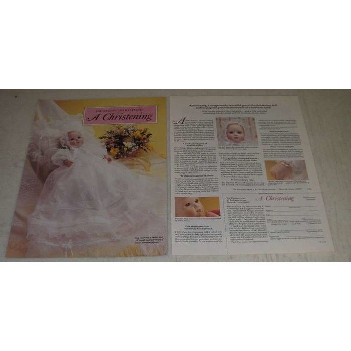 danbury mint christening doll