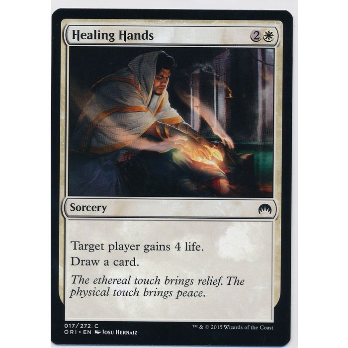 mtg healing cards Magic the Gathering MTG Origins 17/272 Healing Hands on eBid United States