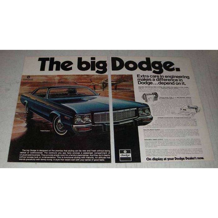 1972 dodge polara custom ad the big dodge on ebid united states 159231616 ebid