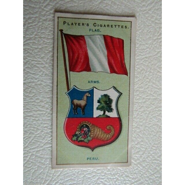 Carte Collection 1912 John Player's 'Countries, Armes Et Drapeaux' France #2 - PSA 6