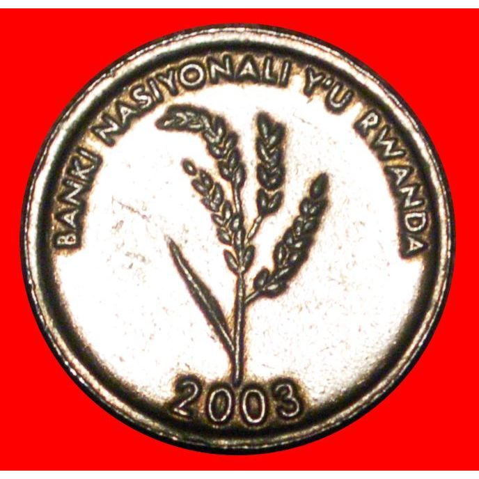 RICE: RWANDA ★ 1 FRANC 2003 MINT LUSTRE!★LOW START★NO RESERVE on eBid ...