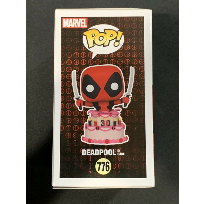 Funko Pop #776 Marvel Deadpool In Cake 7-Eleven 7-11 Exclusive Vinyl Figure Funko Pop #776 Marvel Deadpool In Cake 7-Eleven 7-11 Exclusive Vinyl Figure