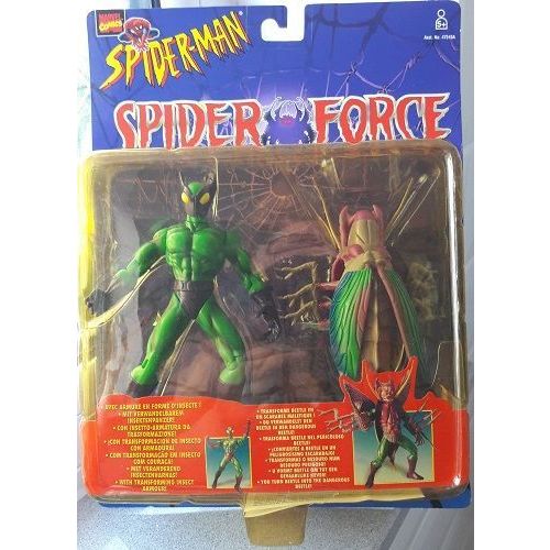 SPIDERMAN: SPIDER FORCE: BEETLE with transforming Insect Armour, Toy