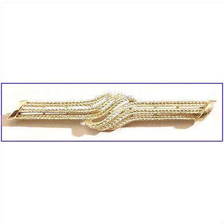 Signed Sarah Coventry Braided Bar Pin - 1970s