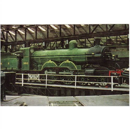 Railway Postcard GNR Ivatt Atlantic 990 Henry Oakley YORK LNER C2 Loco