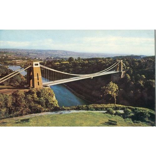 Vintage PC 1967 - Clifton Suspension Bridge, Bristol, Somerset - PT6424