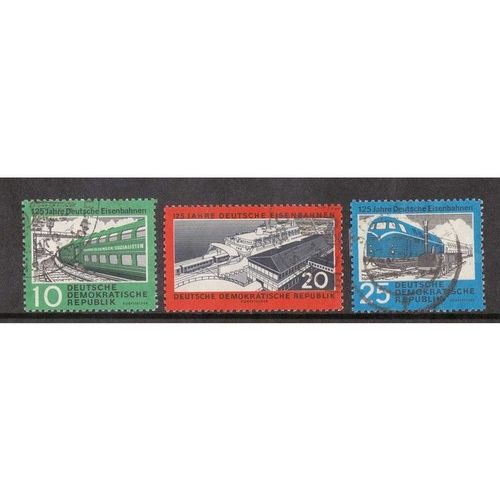EAST GERMANY DDR DEUTSCHE DEMOKRATISCHE REPUBLIK 1960 GERMAN RAILWAYS VFU TRAINS