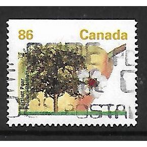 CANADA 1991 FRUIT AND NUT TREE 86c BARTLETT PEAR SG1476 FINE USED