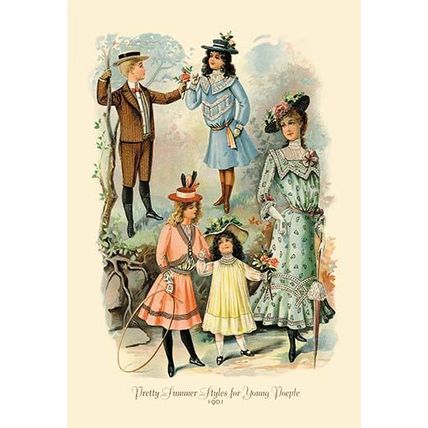 Pretty Summer Styles for Young People 20 x 30 Poster