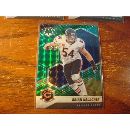 2021 Mosaic, 3-Cards, Silver Disco/Orange/Green, BRIAN URLACHER, Bears