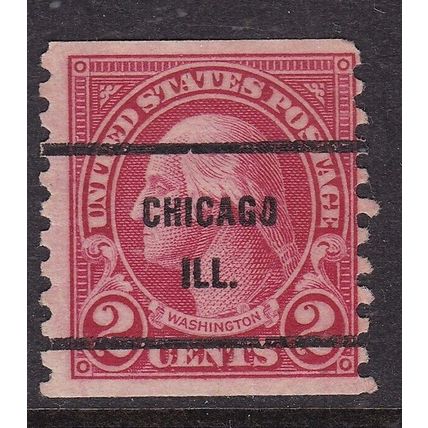 United States Postmark Chicago precancel 1923 Washington 2cVGC