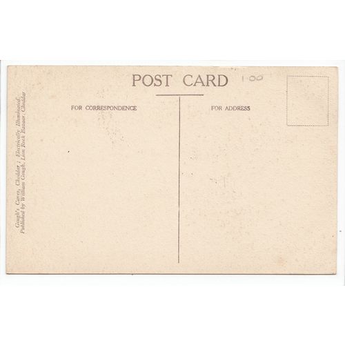 Pillar of Marble Solomon's Temple Gough's Caves Cheddar Gorge Postcard 15