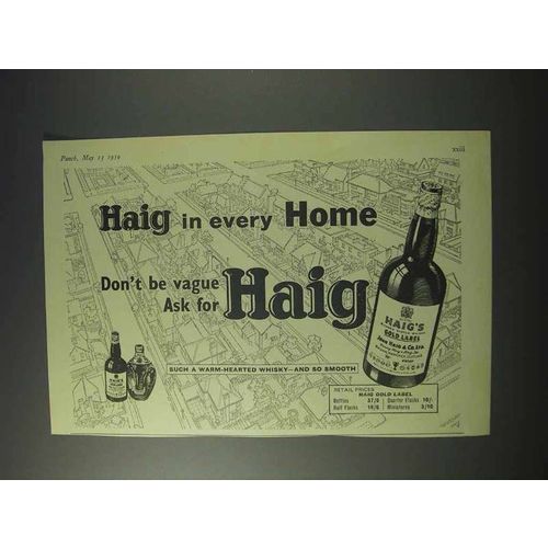 1959 Haig Scotch Ad - Haig in Every Home
