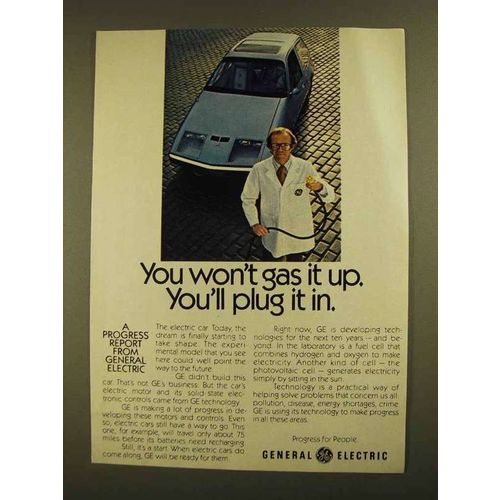 1979 General Electric Ad - You Won't Gas it Up