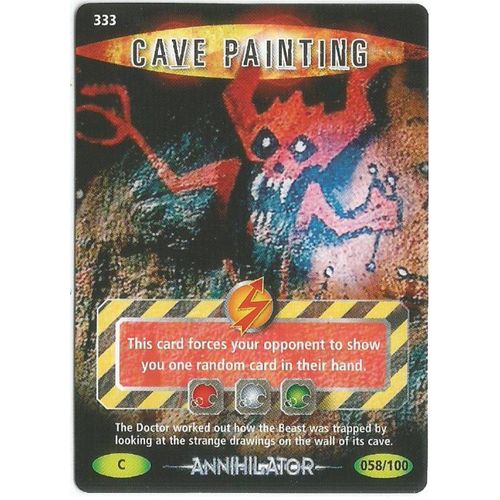 Dr Doctor Who Battles In Time Annihilator #333 Cave Painting