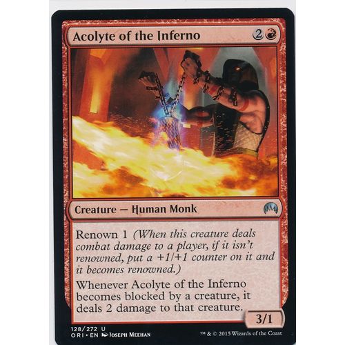 Magic the Gathering MTG Origins 128/272 Acolyte of the Inferno