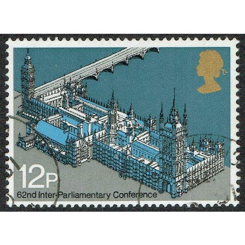 1975 62nd Interparliamentary Conference 12p Multicoloured SG988 FU