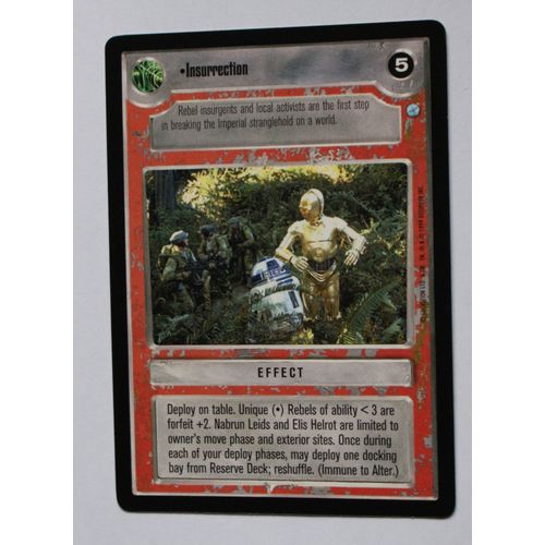 Star Wars CCG: Endor Limited # Insurrection (A) light 1999 decipher
