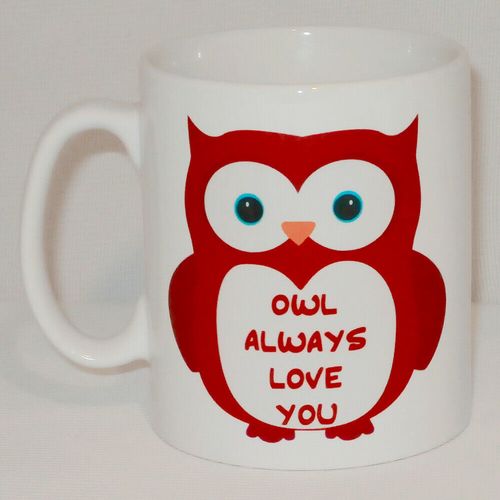 Owl Always Love You Mug Can Be Personalised Anniversary Valentine's Funny Gift