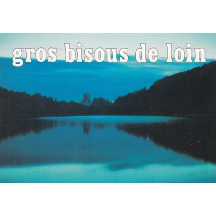 Gros bisous de loin France Postcard used VGC