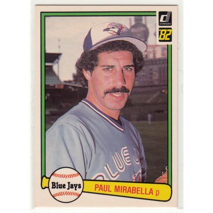 1982 Donruss baseball card 629 Paul Mirabella