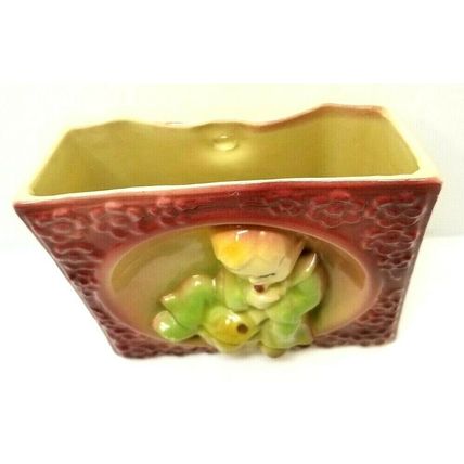 Little Jack Horner Mother Goose Shawnee Pottery Wall Pocket USA #585 (G9)