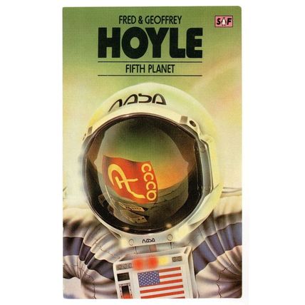 Fred & Geoffrey Hoyle Fifth Planet 1979 Astronaut Book Postcard