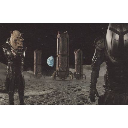 Dr Who Smith & Jones Episode Judoon Platoon Moon Postcard
