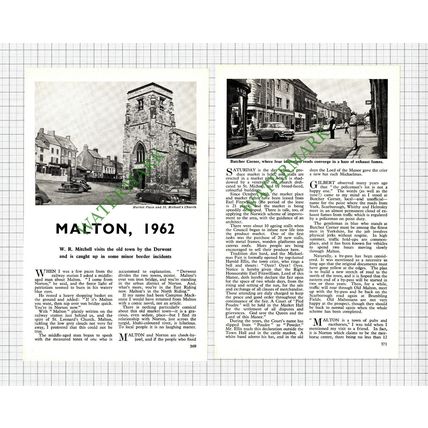 Malton Yorkshire -1962 Article