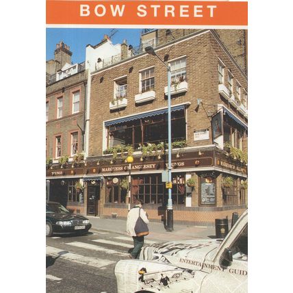 Bow Street Marquess Oranglesey Pub London Taxi Postcard