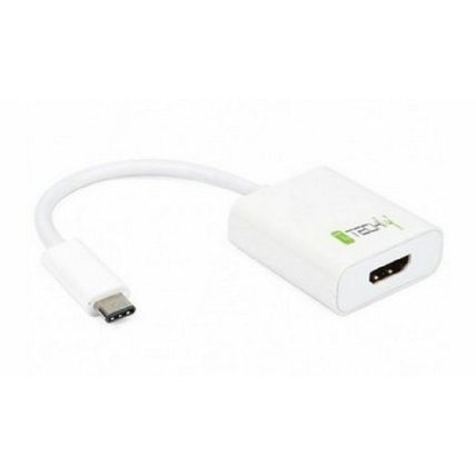 TECHly USB Type-C 3.1 to HDMI Converter Cable - White