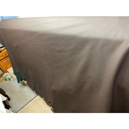Italian Full Whole Leather Cow Hide Colour Chocolate Brown Budget priced leather