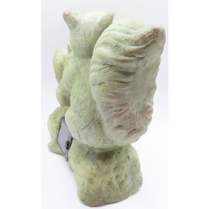 Mum & Baby Grey Squirrel Garden Ornament LED 18 CM Gift Christmas