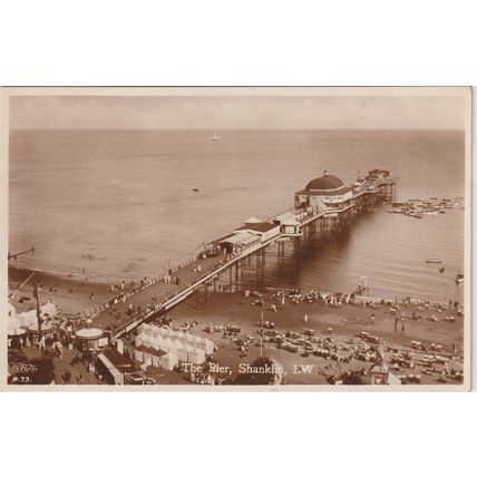 The Pier Shanklin Isle Of Wight Postcard Undivided Back (QIOW0215)