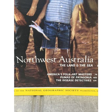 National Geographic Magazine January 1991 Northwest Australia Collectable