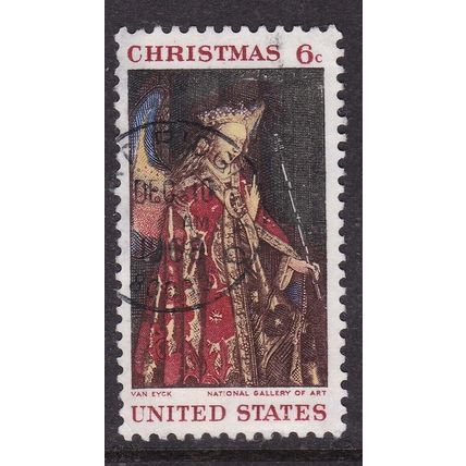United States Postmark Wheat Ridge CO 1968 Christmas 6c VGC
