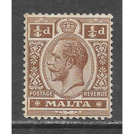 MALTA 1914 FARTHING MINT MH