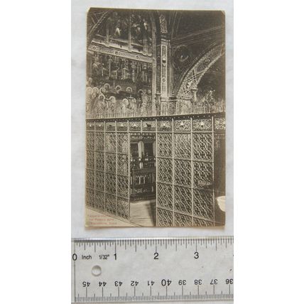 1960s postcard Cappella interna nel Palazzo dellaRepubblica, Siena, Italy