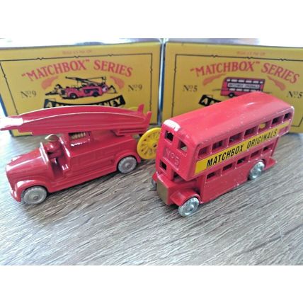Matchbox - Recreations 5 Bus & 9 Fire Tender