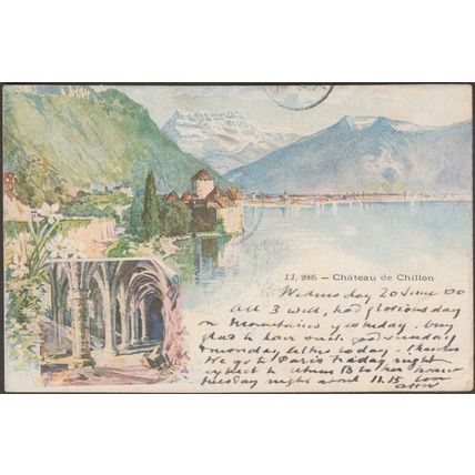 Château de Chillon, Vaud, 1900 - Jullien Frères CPA JJ2005