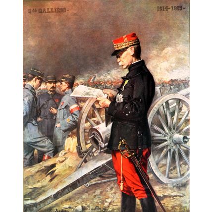 GENERAL GALLIENI 1915 Ferdinand Roybet WORLD WAR I PRINT