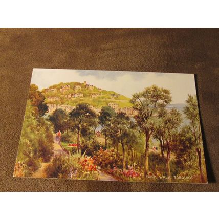 1930s Postcard - Rock Walk, Torquay - Devon - Artist A94