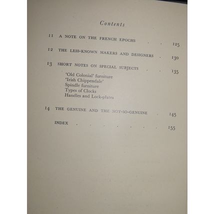 Old English Furniture: A Simple Guide (Hampden Gordon, H/B, 1948, GC, 1st Ed)