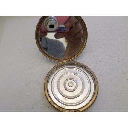Stratton - vintage powder compact - gold coloured. #22