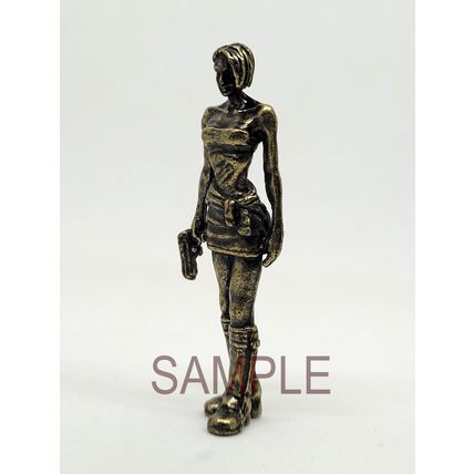 BIOHAZARD 3 Jill Valentine Metal Mini Figure (COPPER) - HK Comic Resident Evil