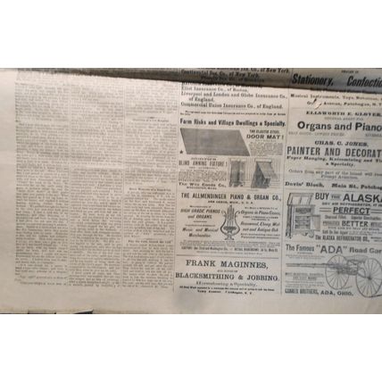 The Suffolk County Argus, 1890 - Lynching, murders, oil rich colored woman, etc.