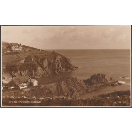 Cadgwith Harbour, Cornwall, 1936 - Judges RP Postcard