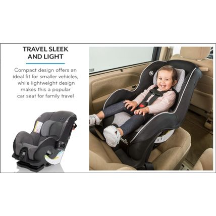 Evenflo Tribute LX 2-in-1 Convertible Car Seat – Lightweight & Travel-Friendly
